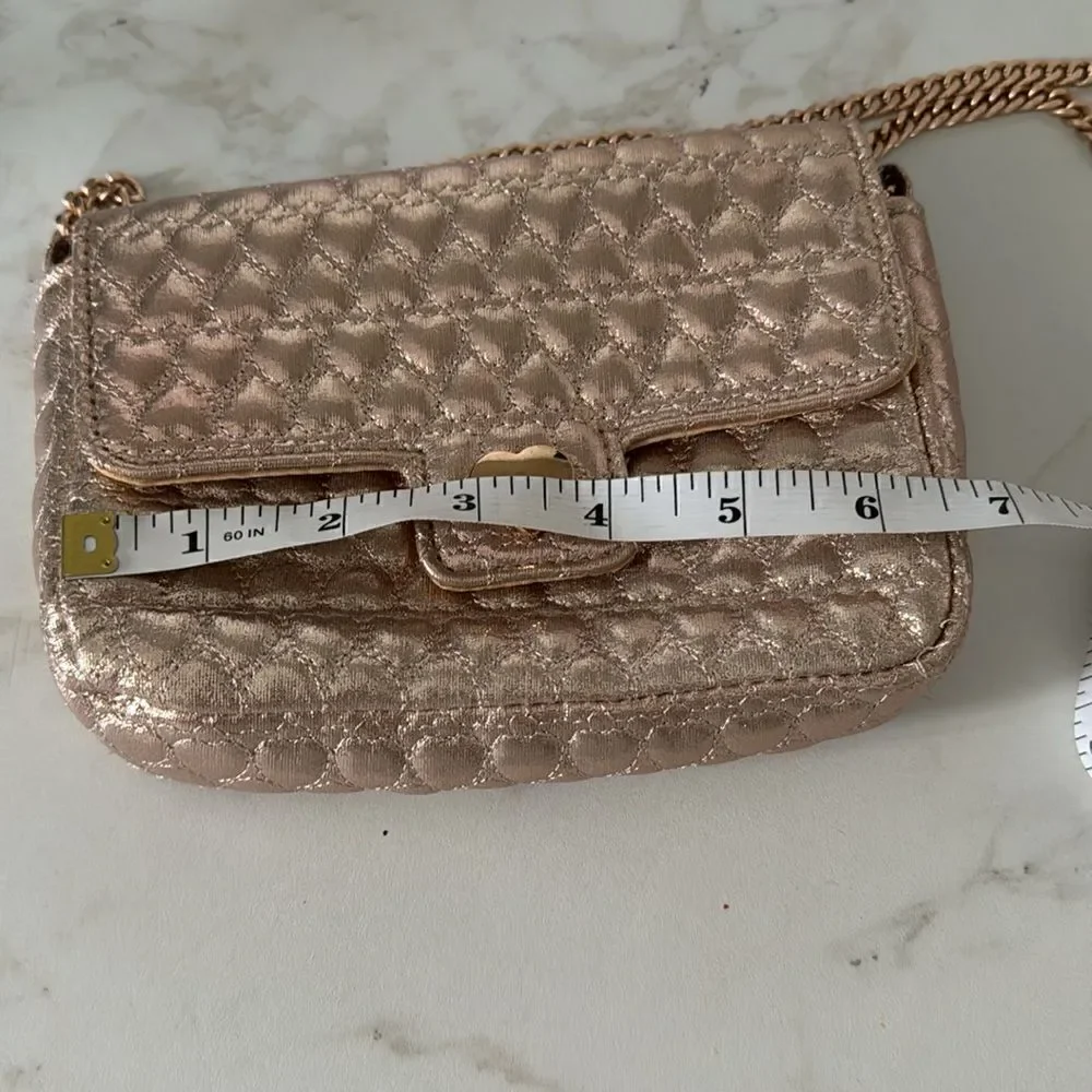 Children’s place Girl's Gold Quilted Purse bag EUC
